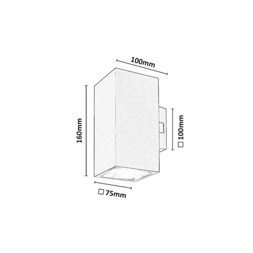 Rabalux - LED Kinkiet zewnętrzny LED/18W/230V 2700/4000/6500K IP65