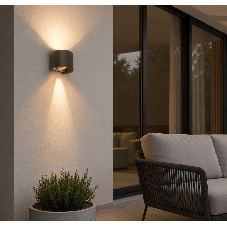 Rabalux - LED Zewnętrzna lampa ścienna LED/5W/230V 2700/4000/6500K IP54 beżowa