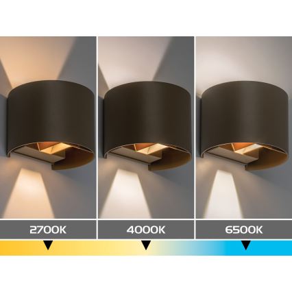 Rabalux - LED Zewnętrzna lampa ścienna LED/5W/230V 2700/4000/6500K IP54 beżowa