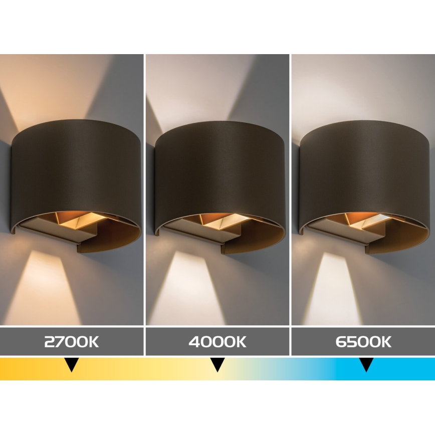 Rabalux - LED Zewnętrzna lampa ścienna LED/5W/230V 2700/4000/6500K IP54 beżowa