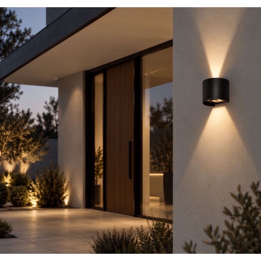 Rabalux - Zewnętrzny kinkiet LED/5W/230V 2700/4000/6500K IP54 czarny