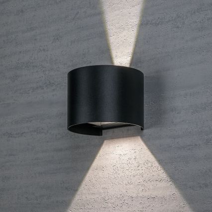 Rabalux - Zewnętrzny kinkiet LED/5W/230V 2700/4000/6500K IP54 czarny