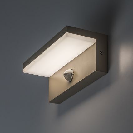 Rabalux - Lampa ścienna zewnętrzna LED z czujnikiem LED/9W/230V IP54 beżowa