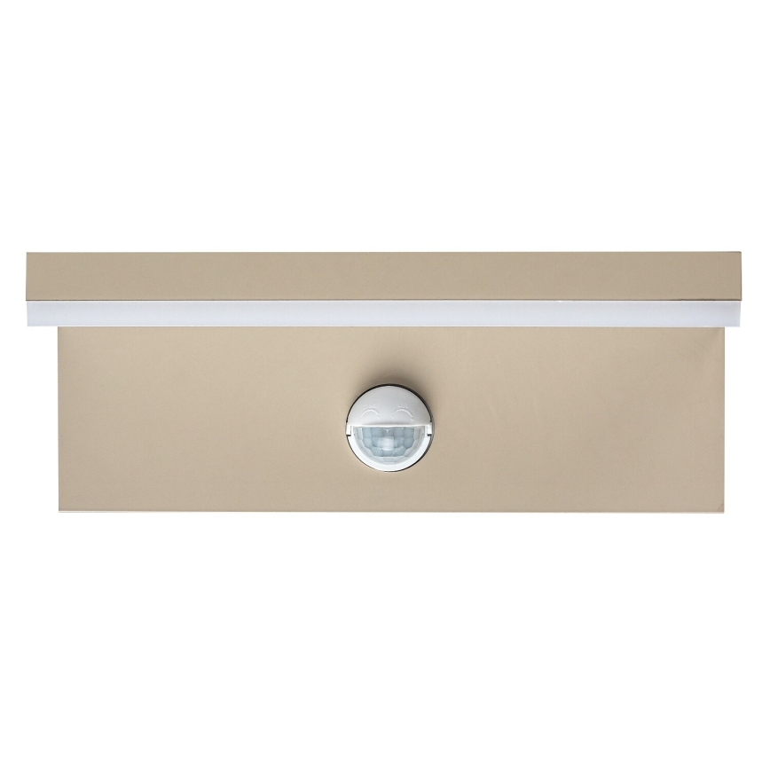 Rabalux - Lampa ścienna zewnętrzna LED z czujnikiem LED/9W/230V IP54 beżowa