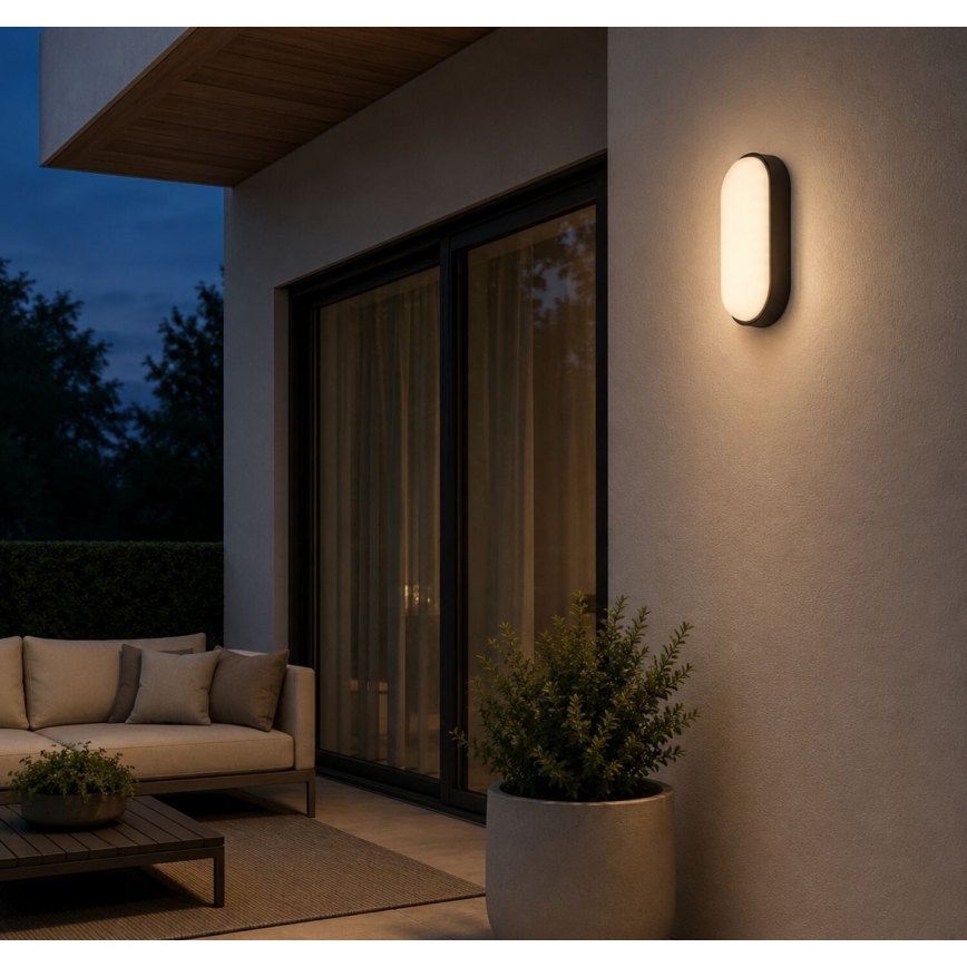 Rabalux - LED Zewnętrzna lampa ścienna LED/14W/230V IP54 czarna