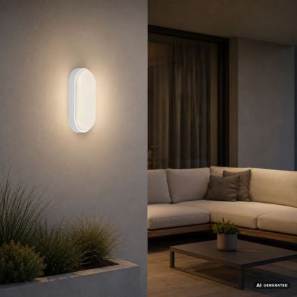 Rabalux - Zewnętrzny kinkiet LED/14W/230V IP54 biały
