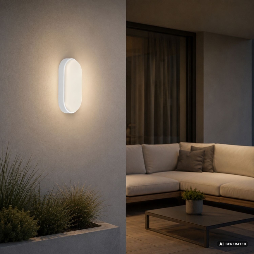 Rabalux - Zewnętrzny kinkiet LED/14W/230V IP54 biały