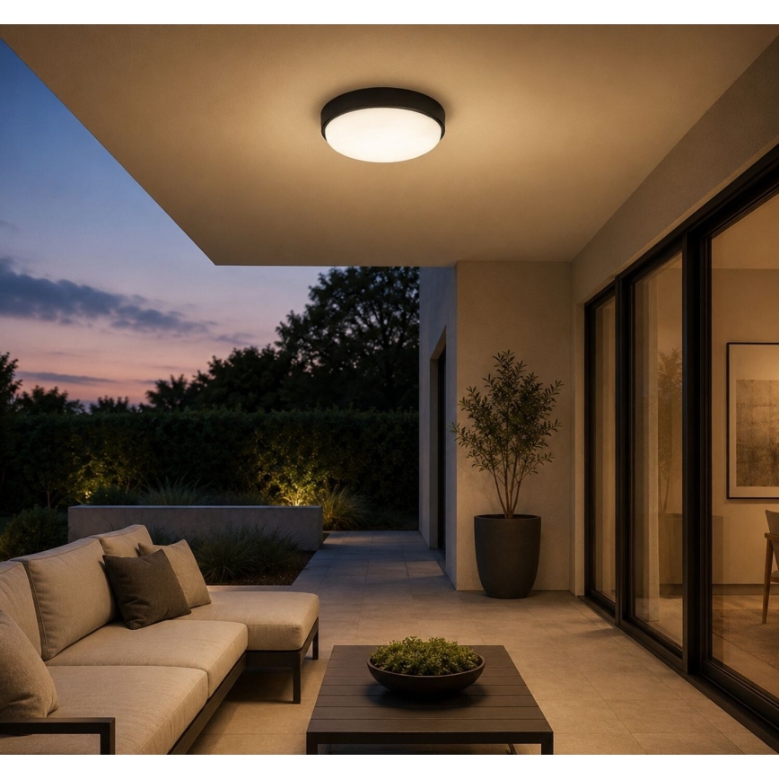 Rabalux - Oprawa sufitowa zewnętrzna LED/14W/230V IP54 czarna