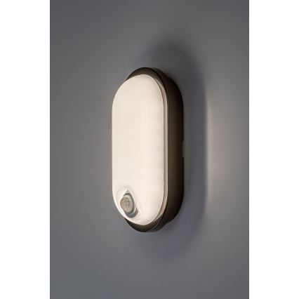 Rabalux - LED Zewnętrzna lampa sufitowa z czujnikiem LED/15W/230V IP65 czarna