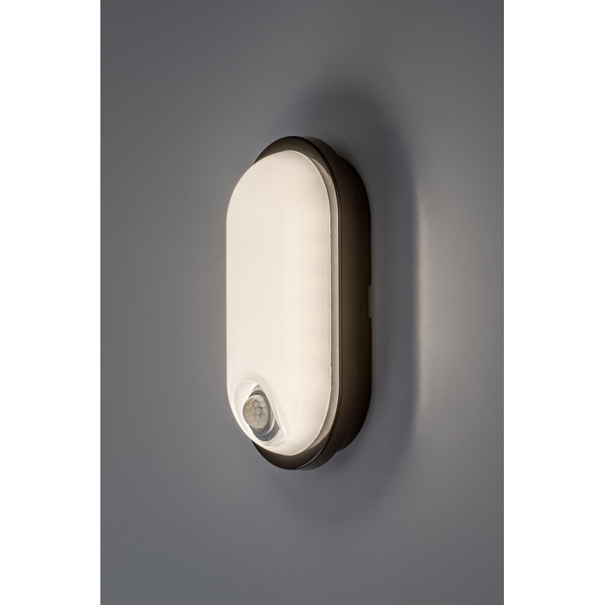 Rabalux - LED Zewnętrzna lampa sufitowa z czujnikiem LED/15W/230V IP65 czarna