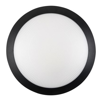 Rabalux - Zewnętrzna lampa sufitowa 1xE27/9W/230V IP65 Ø 30 cm czarna