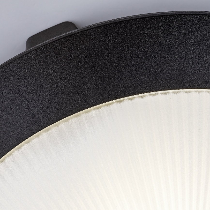 Rabalux - Zewnętrzna lampa sufitowa z czujnikiem ruchu 1xE27/9W/230V IP65 śr. 30 cm czarna