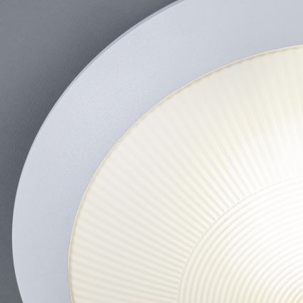 Rabalux - Zewnętrzna lampa sufitowa z czujnikiem ruchu 1xE27/9W/230V IP65 Ø 30 cm biała