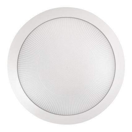 Rabalux - Zewnętrzna lampa sufitowa z czujnikiem ruchu 1xE27/9W/230V IP65 Ø 30 cm biała