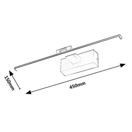 Rabalux - LED Oświetlenie obrazu LED/8W/230V 3000K 45 cm