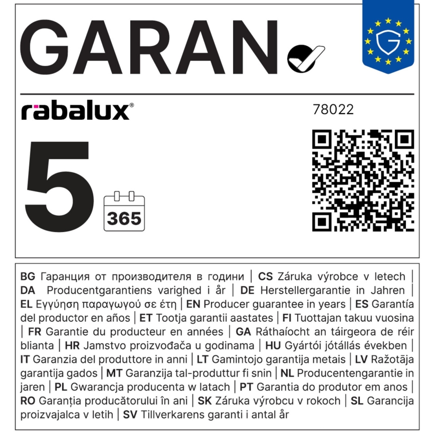 Rabalux - LED Oprawa podszafkowa LED/10W/230V 30 cm