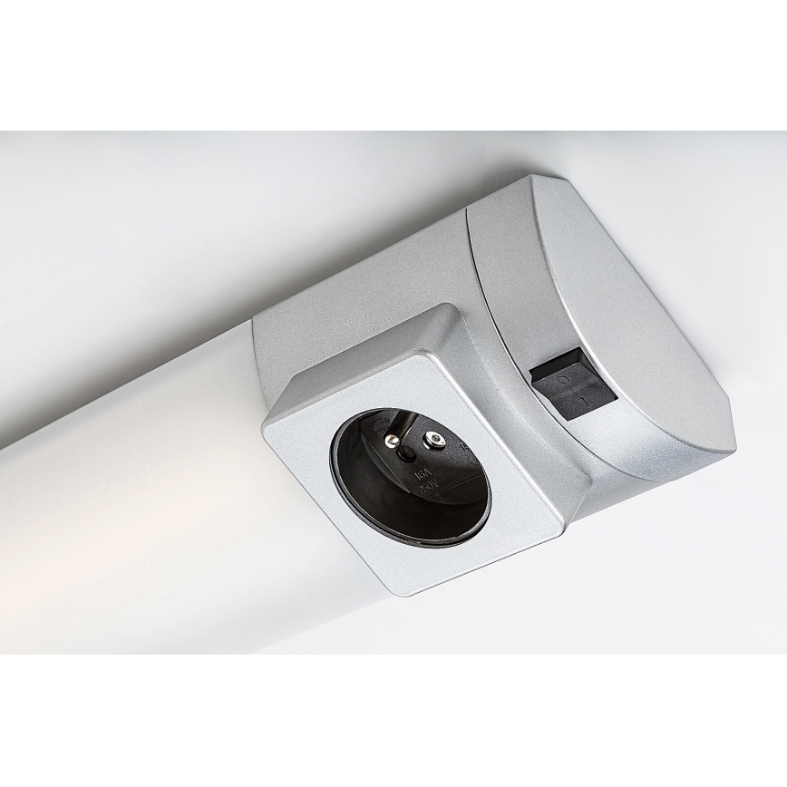 Rabalux - LED Oświetlenie blatu kuchennego z gniazdem LED/5W/230V 4000K 45 cm srebrny