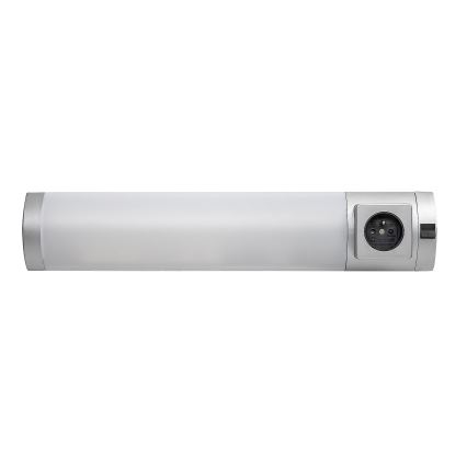 Rabalux - LED Oświetlenie blatu kuchennego z gniazdem LED/5W/230V 4000K 45 cm srebrny