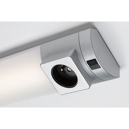 Rabalux - LED Oświetlenie blatu kuchennego z gniazdem LED/8W/230V 4000K 68 cm srebrny