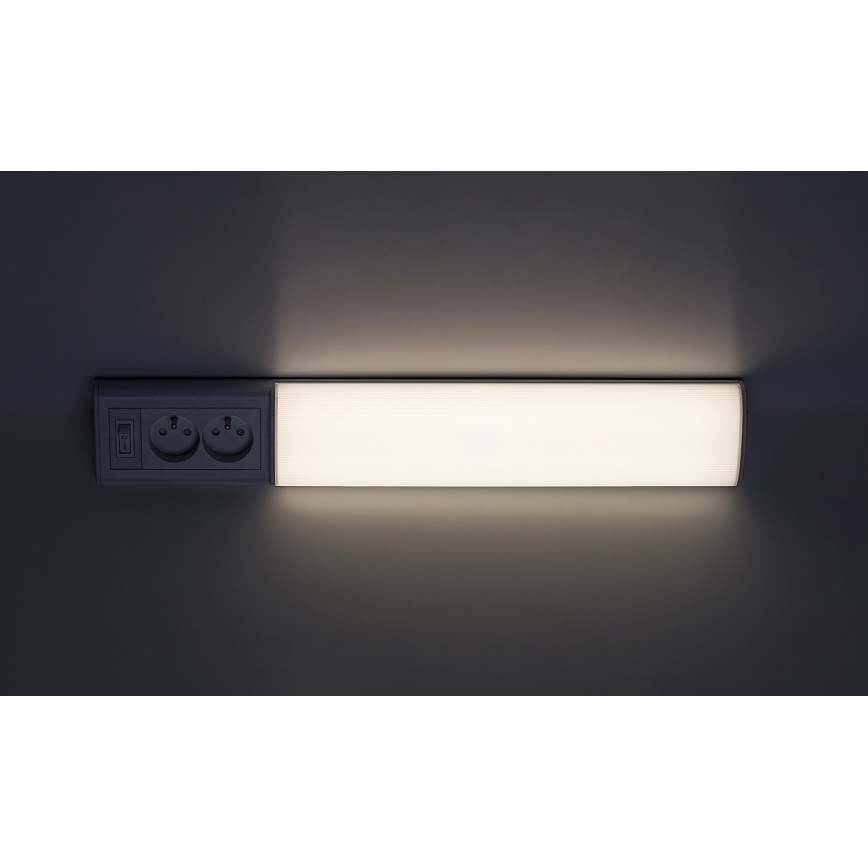 Rabalux - LED Oświetlenie blatu kuchennego z gniazdami LED/10W/230V 4000K 50 cm biały