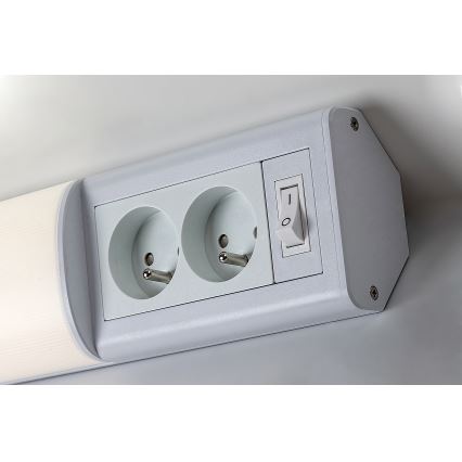 Rabalux - LED Oświetlenie blatu kuchennego z gniazdami LED/10W/230V 4000K 50 cm biały