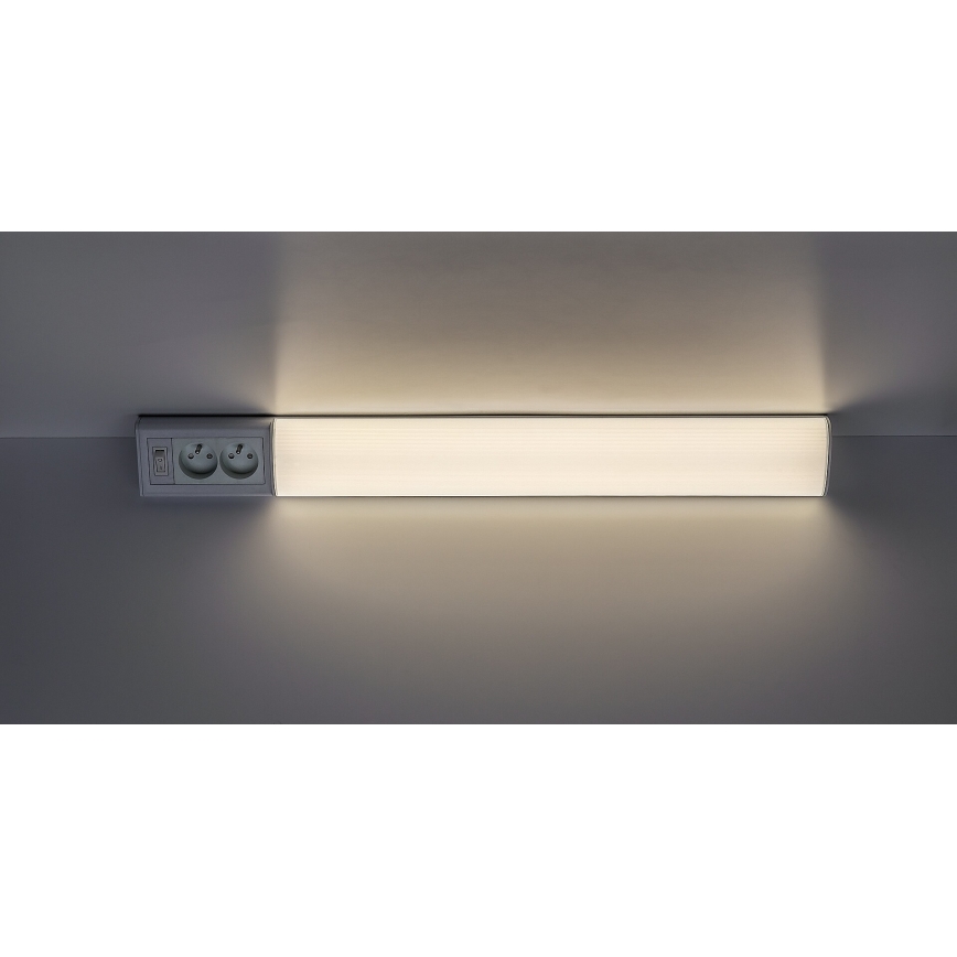Rabalux - LED Oświetlenie blatu kuchennego z gniazdami LED/15W/230V 4000K 70 cm biały