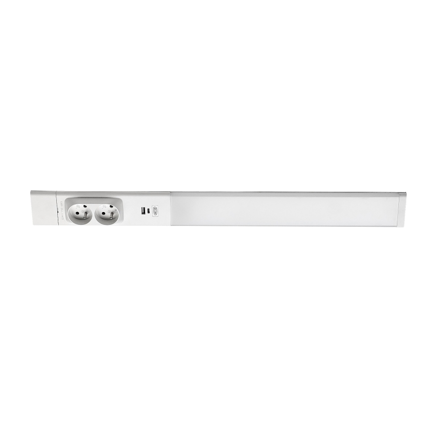 Rabalux - LED Oświetlenie blatu kuchennego z gniazdami LED/18W/230V 4000K 60 cm biały