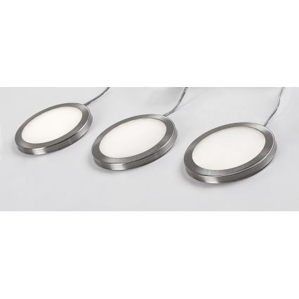 Rabalux - ZESTAW 3x LED Ściemnialne oświetlenie szafy 3xLED/1W/230V 4000K