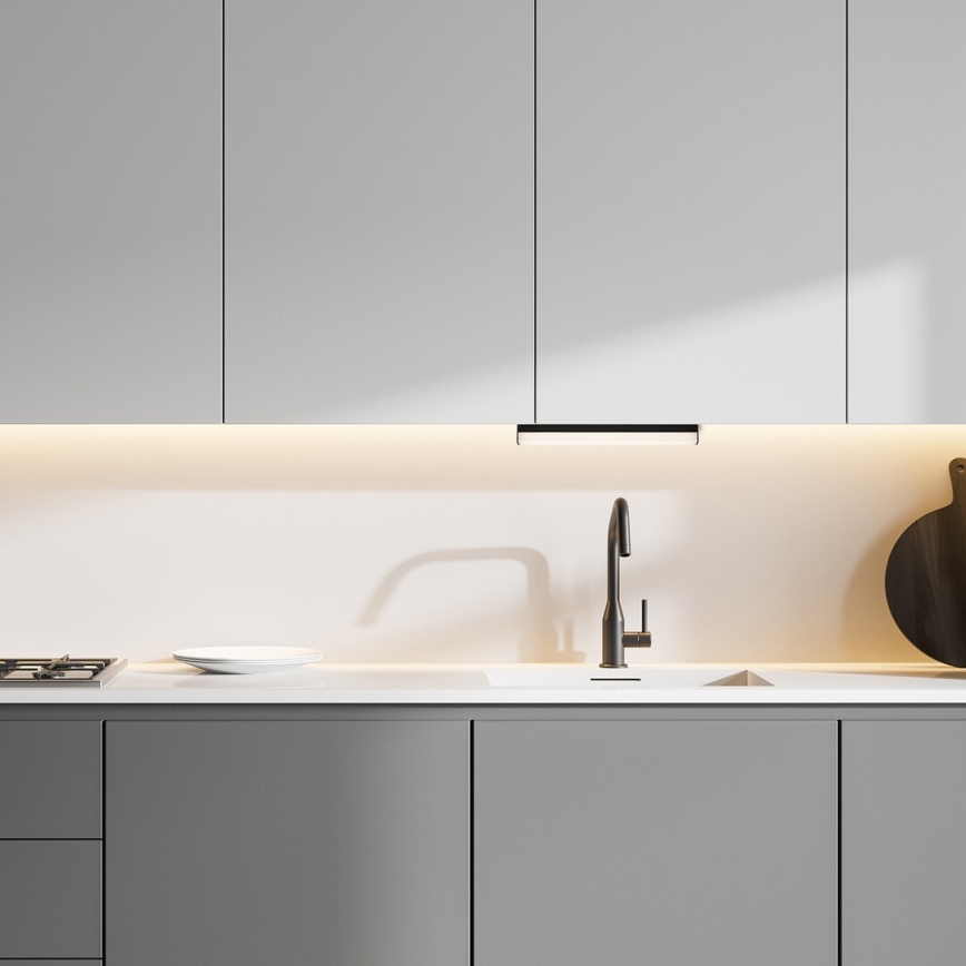 Rabalux - LED Kuchenne oświetlenie podszafkowe LED/24W/230V 4000K 113 cm czarne