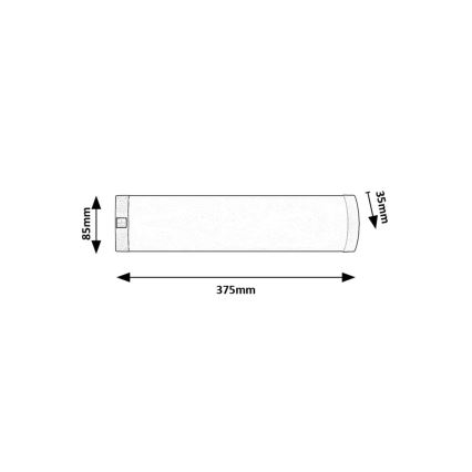 Rabalux - LED Oświetlenie blatu kuchennego LED/5W/230V 4000K chrom błyszczący