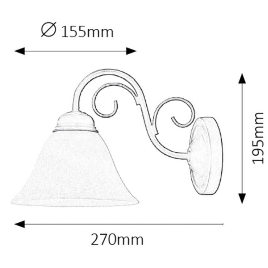 Rabalux  - Kinkiet 1xE14/40W/230V