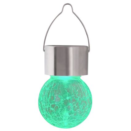 LED RGB Zewnętrzne oświetlenie solarne z wyłącznikiem LED/0,06W/1xAA IP44