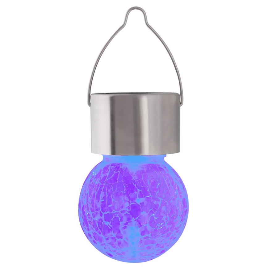 LED RGB Zewnętrzne oświetlenie solarne z wyłącznikiem LED/0,06W/1xAA IP44