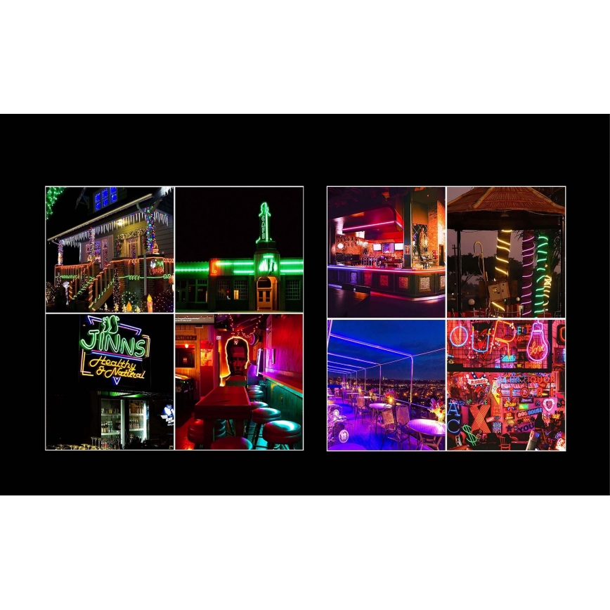 Rabalux - LED RGB Ściemnialna taśma LED/21W/230V 5 m IP67 + zdalne sterowanie