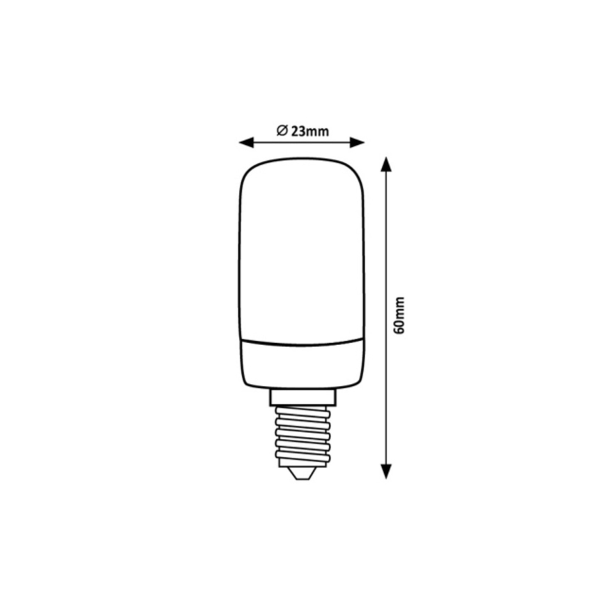 Rabalux - LED Żarówka T20 E14/2W/230V 4000K