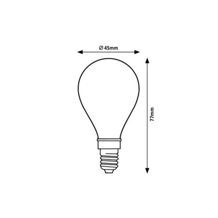 Rabalux - LED Żarówka G45 E14/4W/230V 2700K