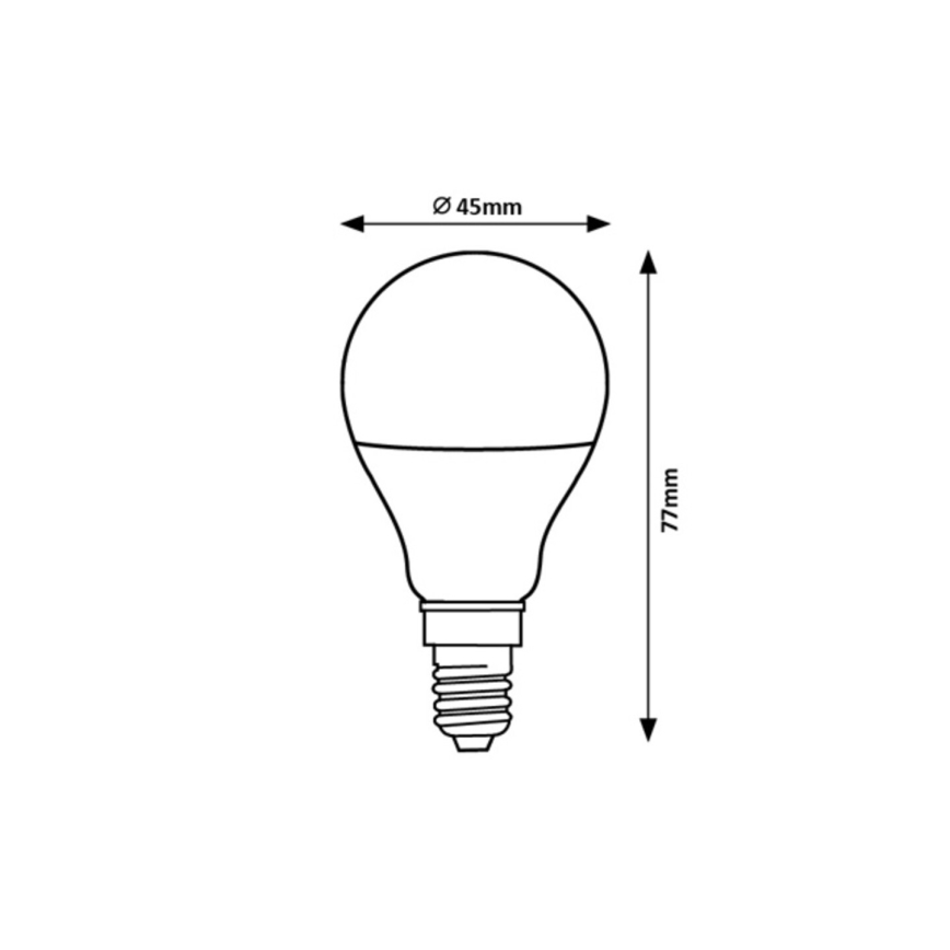 Rabalux - LED Żarówka G45 E14/5W/230V 4000K