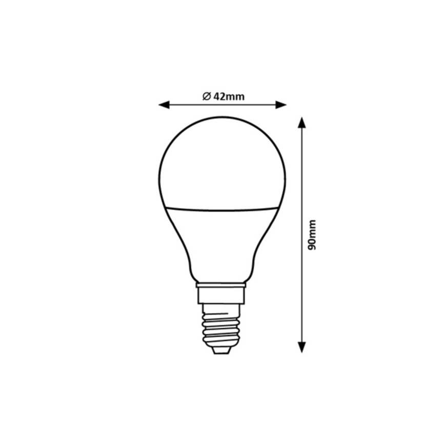 Rabalux - LED Żarówka G45 E14/9W/230V 3000K