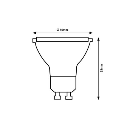 Rabalux - Żarówka LED GU10/5W/230V 4000K Klasa energetyczna A