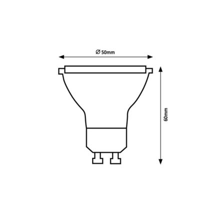 Rabalux - LED żarówka SMD GU10/7W/230V 3000K