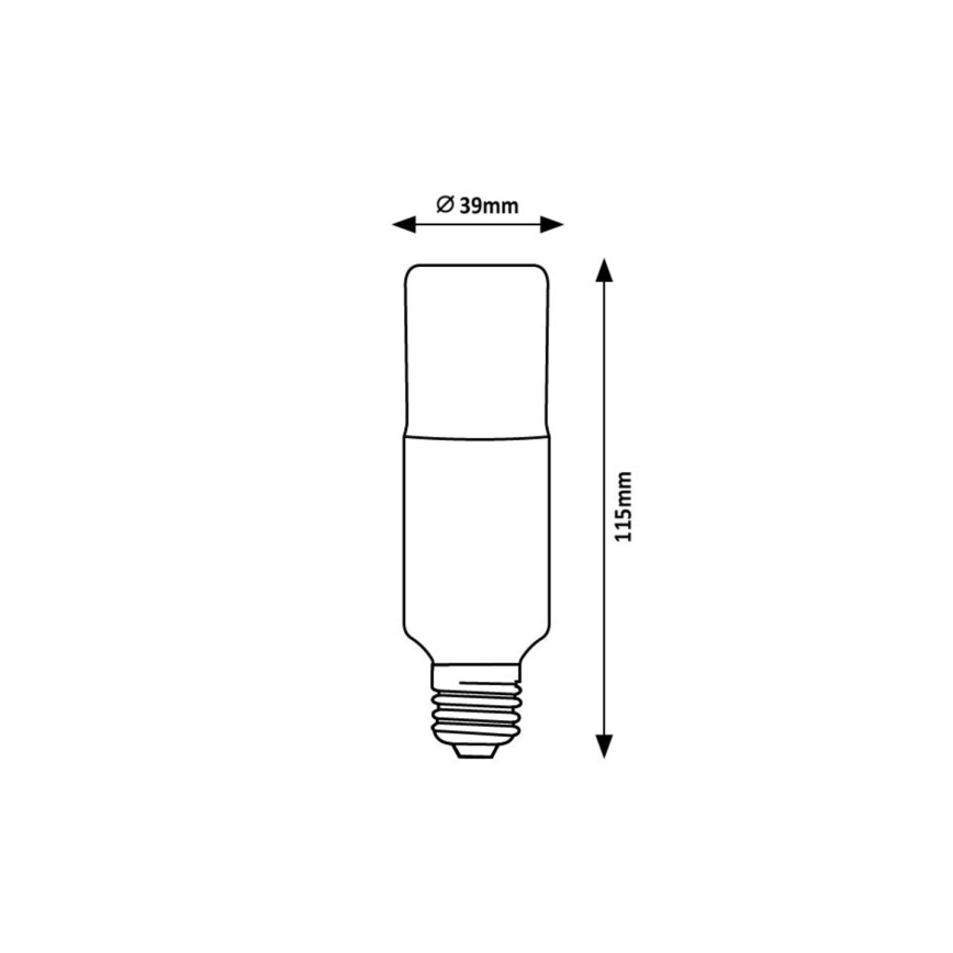 Rabalux - LED Żarówka SMD T39 E27/9W/230V 3000K