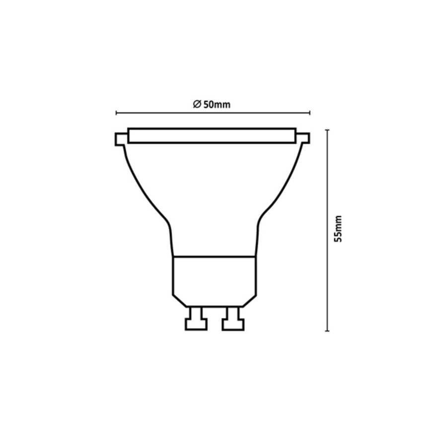 Rabalux - LED Żarówka SMD GU10/7W/230V 3000K