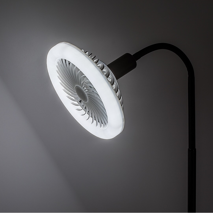 Rabalux - Żarówka LED ściemnialna z wentylatorem SMD E27/16W/230V 3000-6500K + pilot zdalnego sterowania