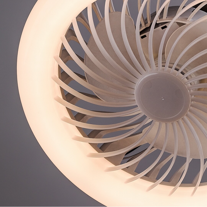 Rabalux - Żarówka LED ściemnialna z wentylatorem SMD E27/16W/230V 3000-6500K + pilot zdalnego sterowania