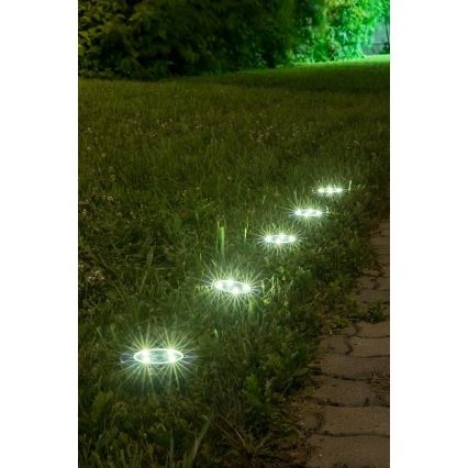 Rabalux - Zewnętrzna lampa solarna LED z czujnikiem LED/0,24W/1xAA 400 mAh czarna IP44