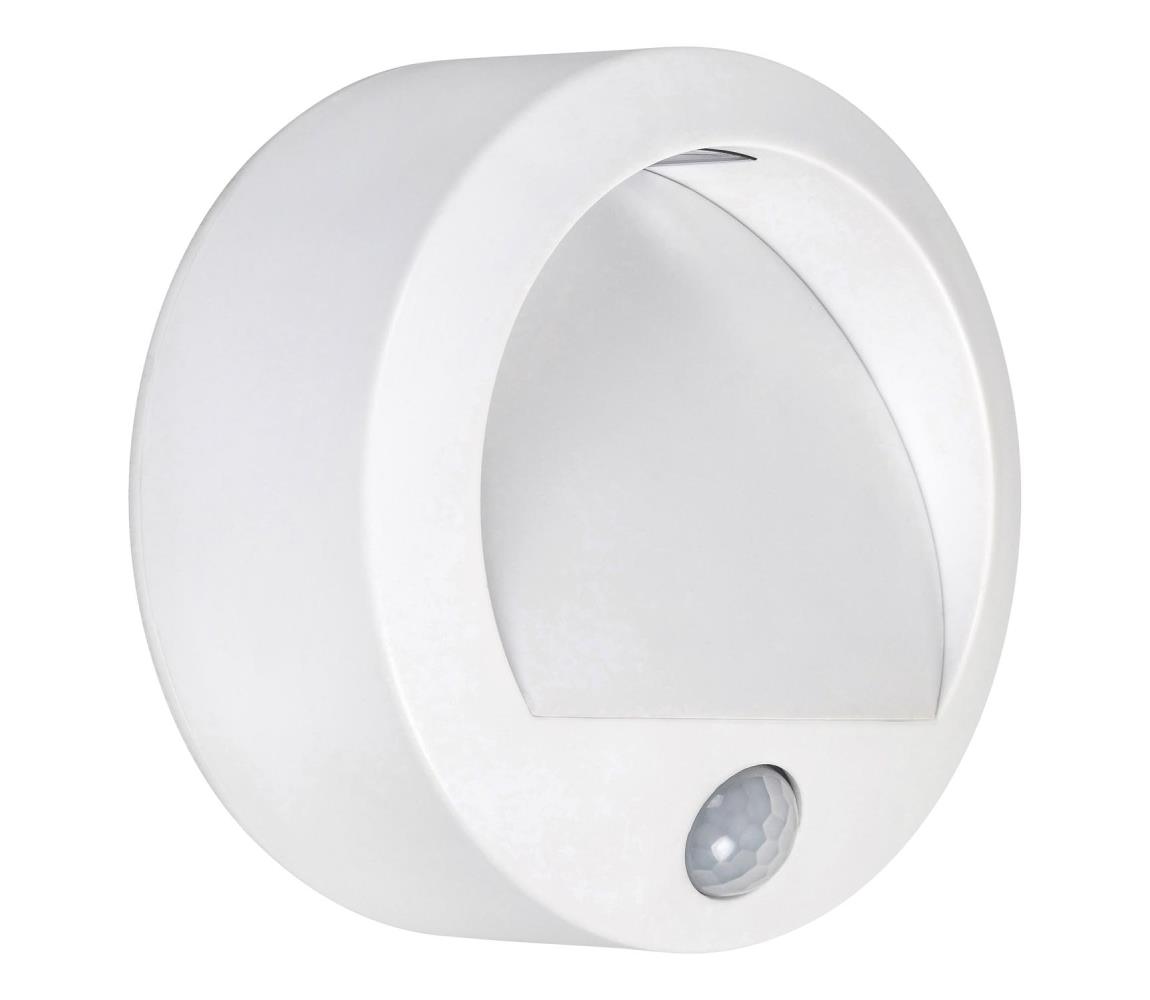 Rabalux 7980 - LED Kinkiet zewnętrzny z czujnikiem AMARILLO LED/1,5W/3xAA IP44 biały