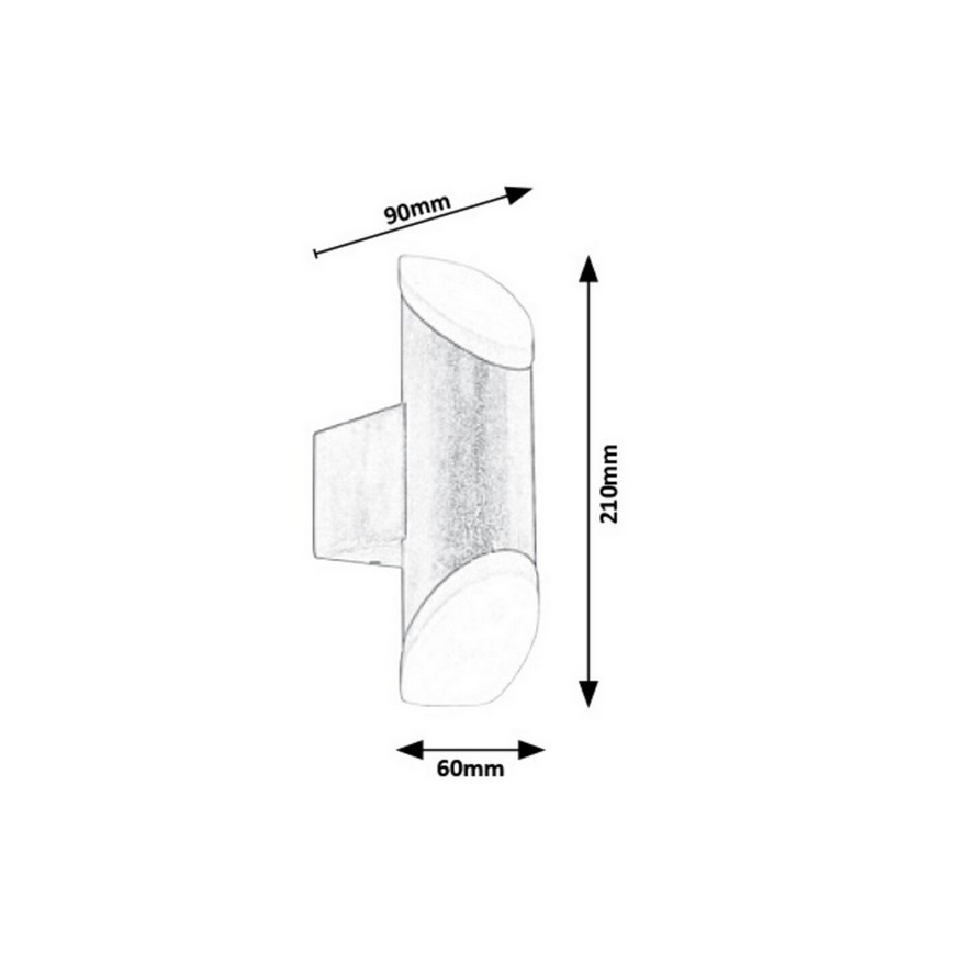 Rabalux - LED Kinkiet zewnętrzny LED/6W/230V IP44 270lm 3000K