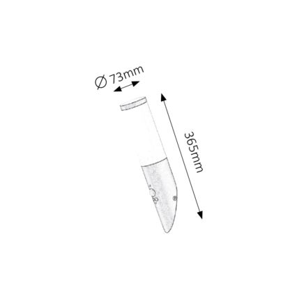 Rabalux - Zewnętrzna lampa ścienna z czujnikiem 1xE27/25W/230V IP44