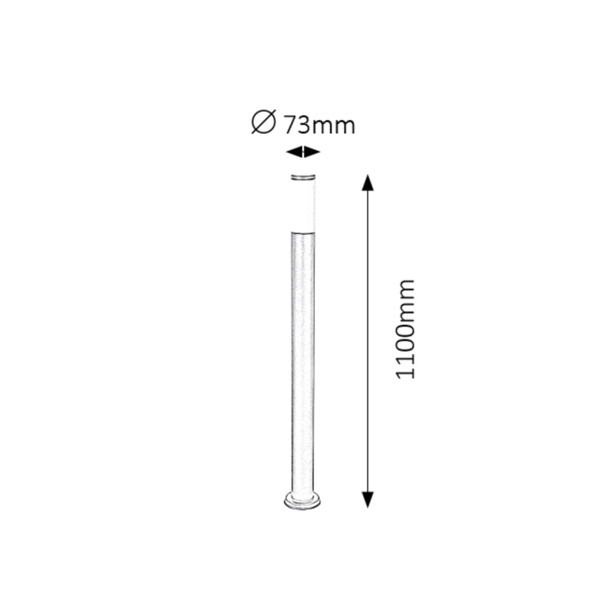 Rabalux - Lampa zewnętrzna 1xE27/25W/230V IP44 110 cm
