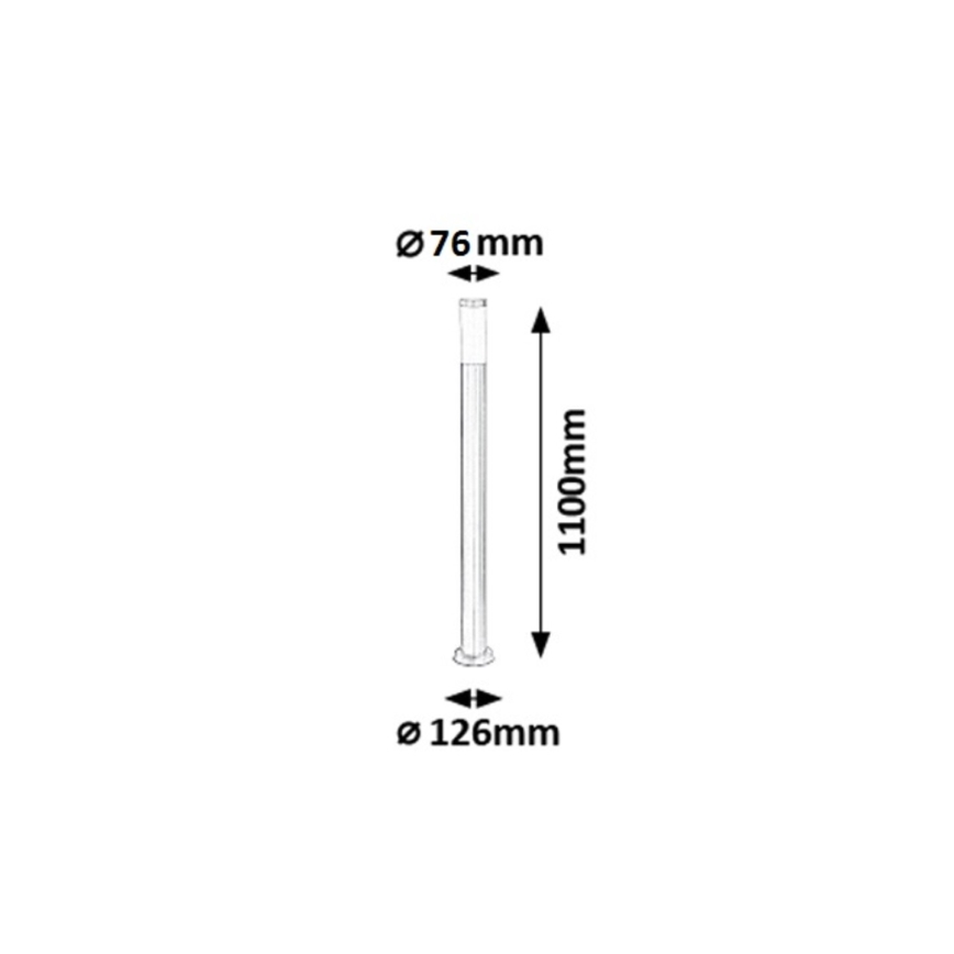 Rabalux - Lampa zewnętrzna 1xE27/25W IP44 110 cm
